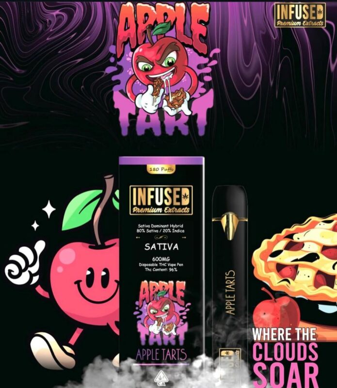 infused premium apple tarts