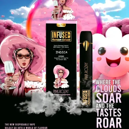 Infused premium pink rozay