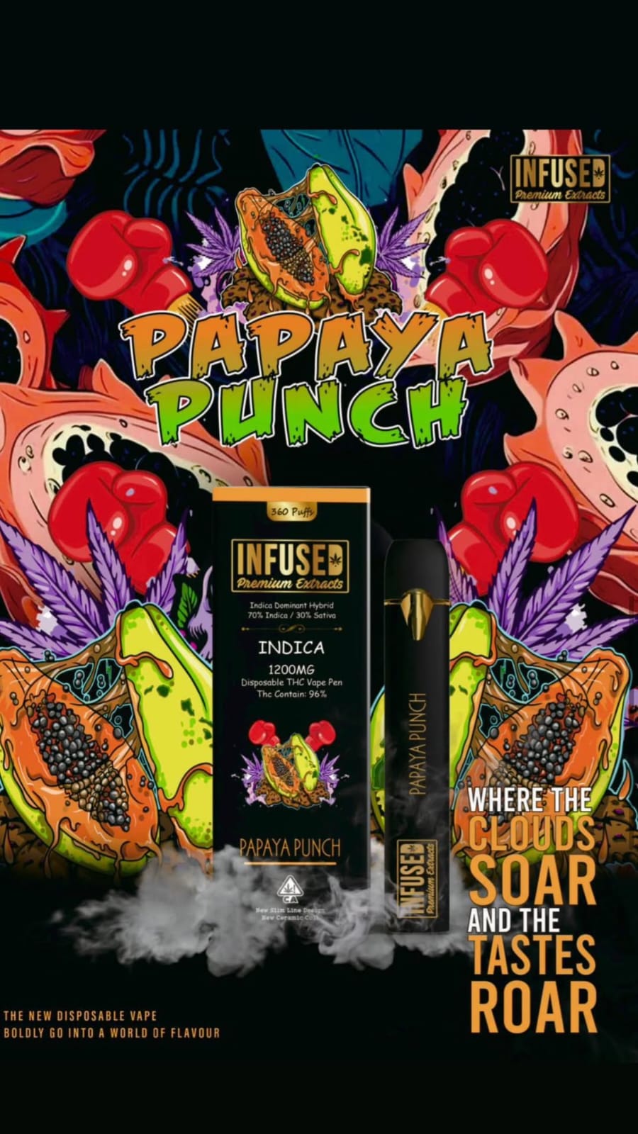 papaya punch infused premium papaya punch