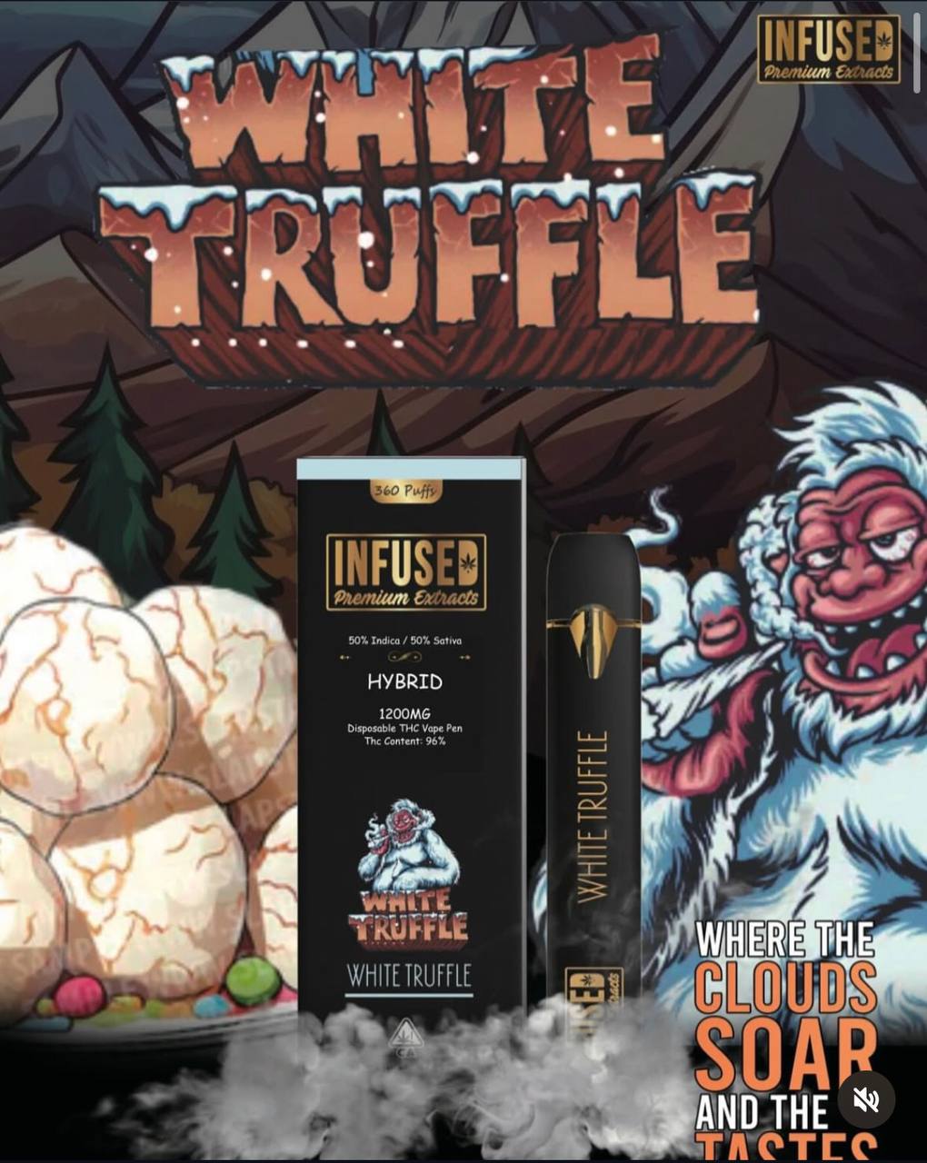 White truffle Infused premium white truffle